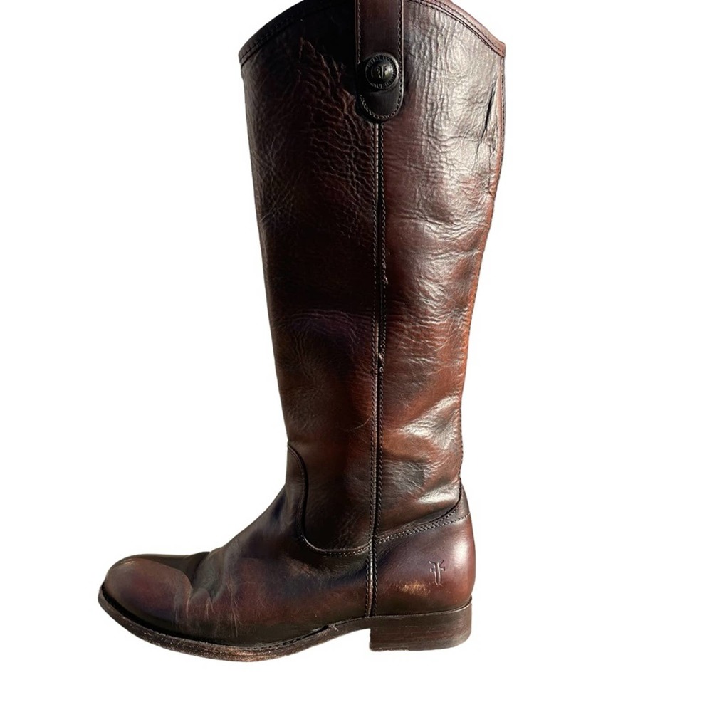 Women's Frye Melissa Tab Button Leather Boots 6.5